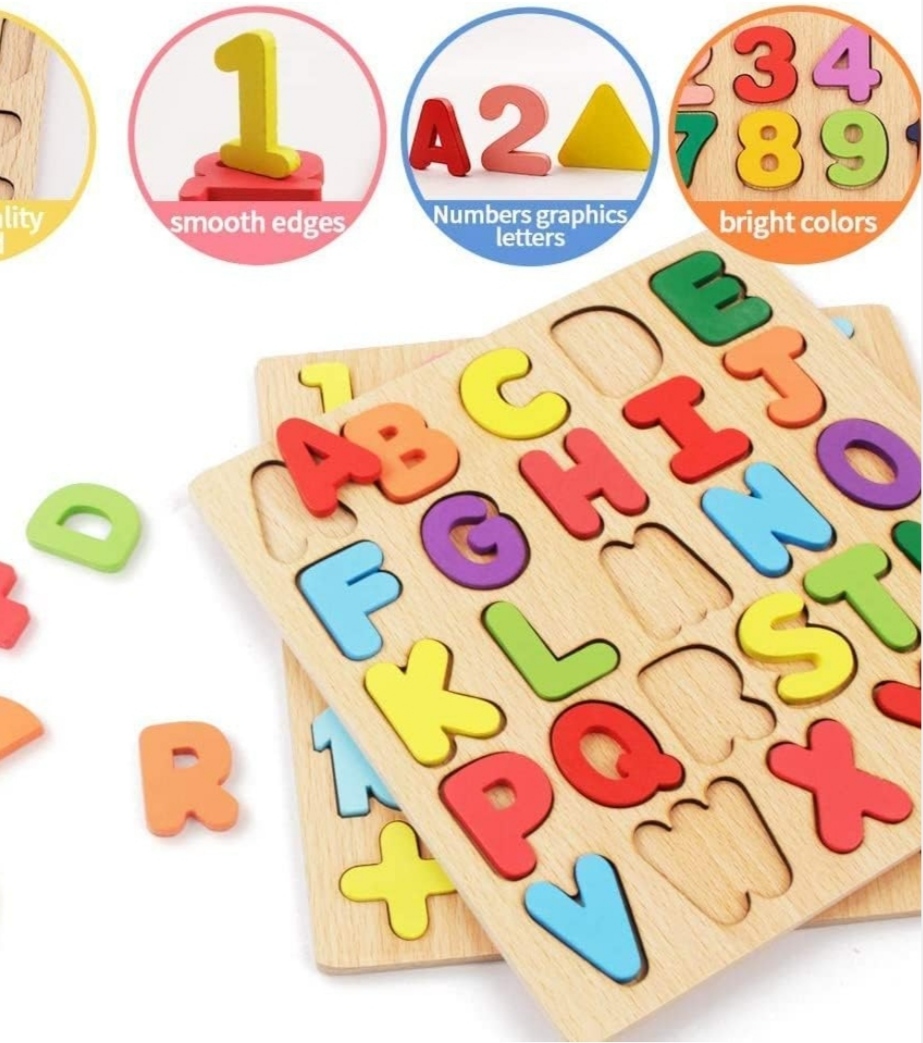 Wooden ABCD Puzzle Game