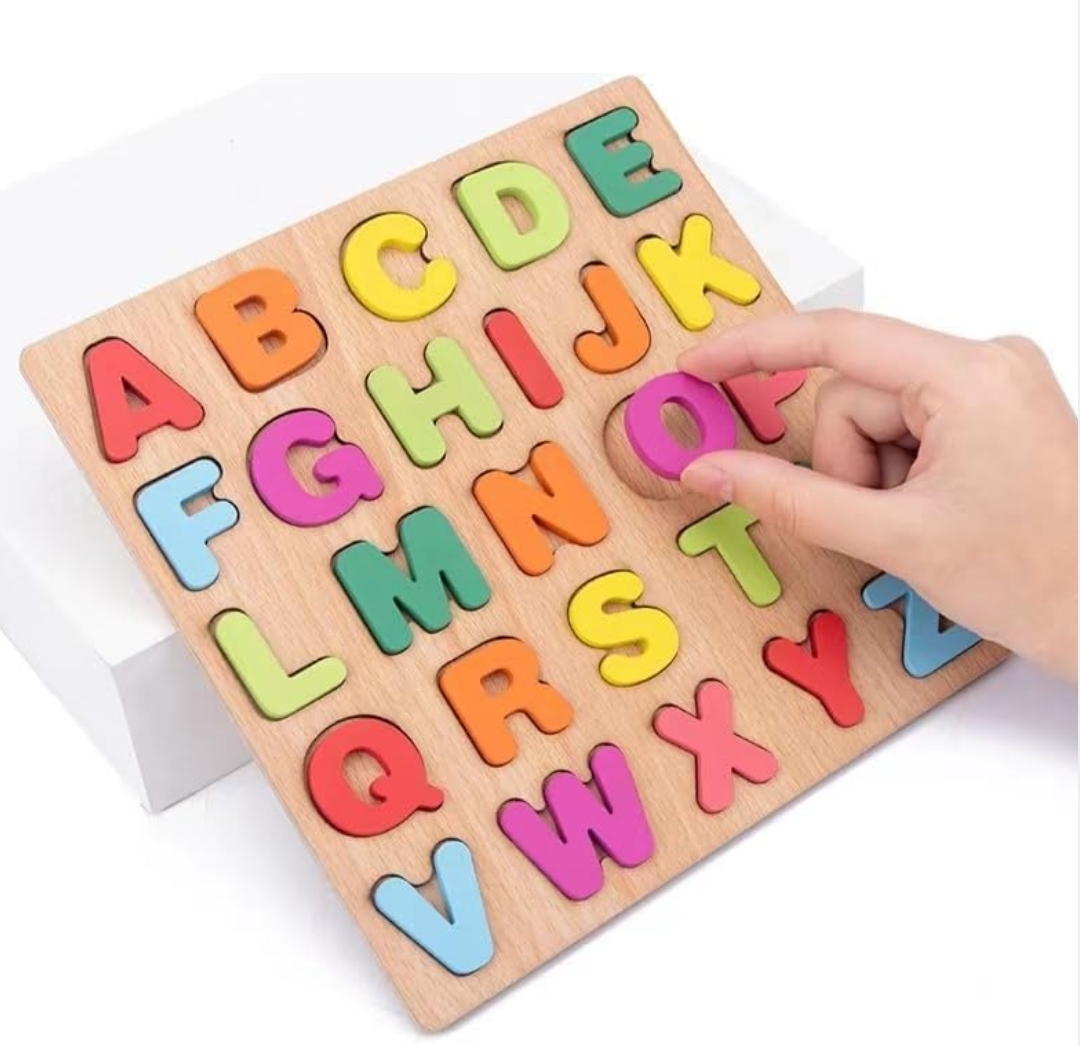 Wooden ABCD Puzzle Game